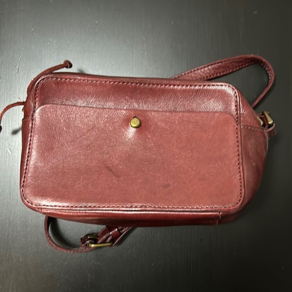 Madewell Camera Bag Burgundy
